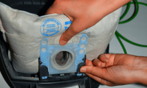 Can you put vacuum cleaner dust in the compost?