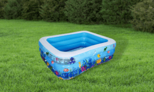 How to blow up a pool with vacuum cleaner