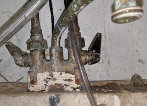 What is the Mop Sink Fauset Bottom Screws