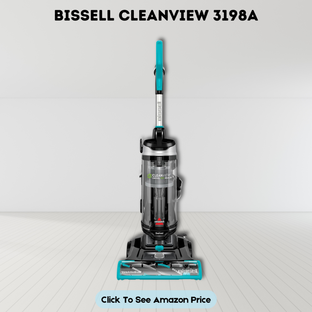 BISSELL CleanView Swivel Pet Reach Full Size Vacuum Cleaner with Quick Release Wand Swivel Steering 3198A 1