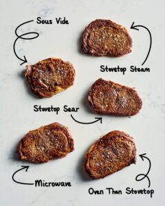 How to Reheat Steak in a Microwave Oven