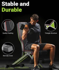 yoleo adjustable weight bench review