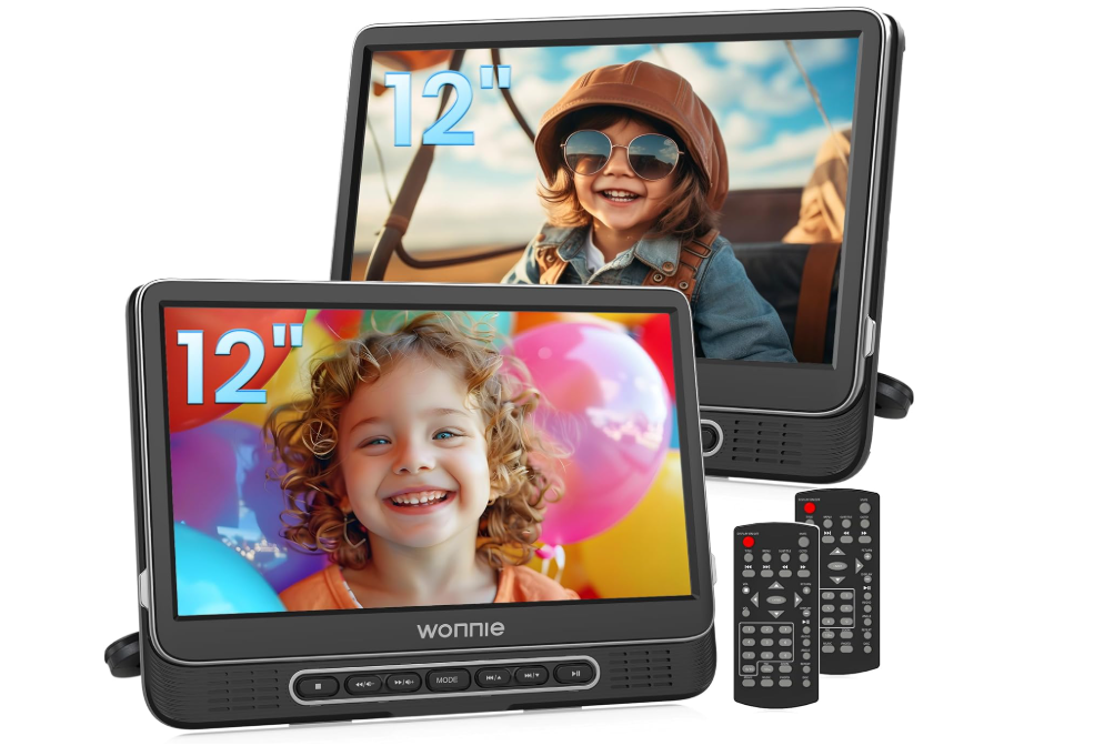 wonnie 12 dual car dvd players portable dvd players reviews
