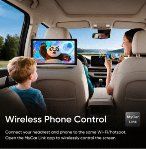 10.8inch android portable car tv headrest monitor tablet review