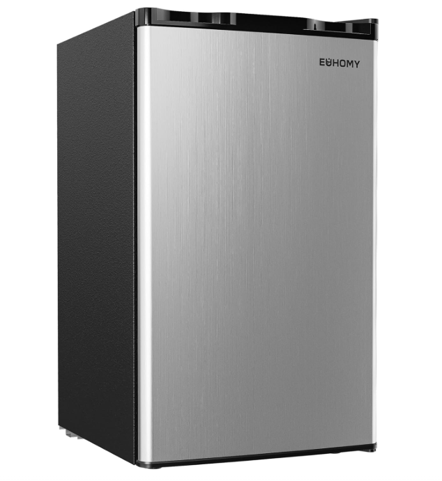 euhomy mini fridge with freezer 3.2 cu ft mini refrigerator review
