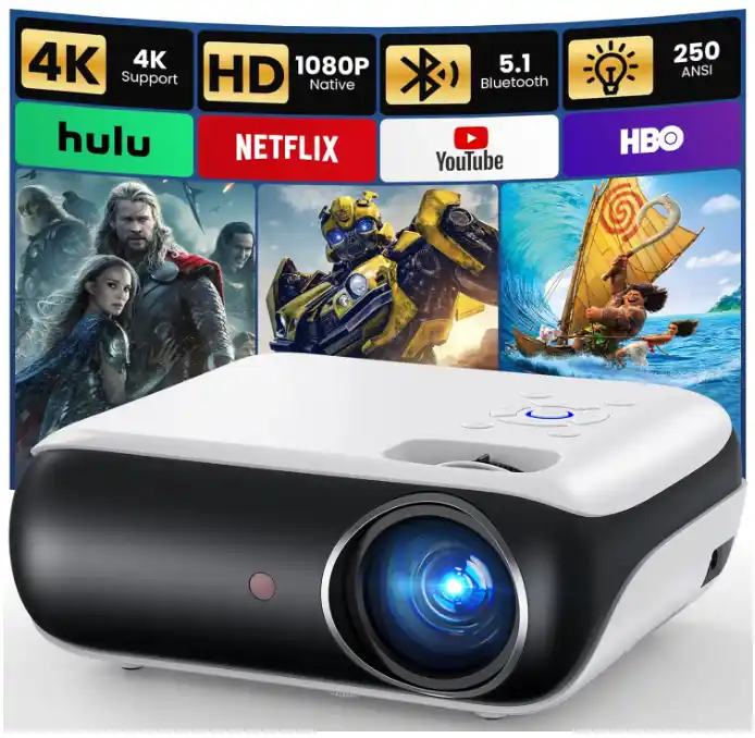 happrun native 1080p bluetooth projector review