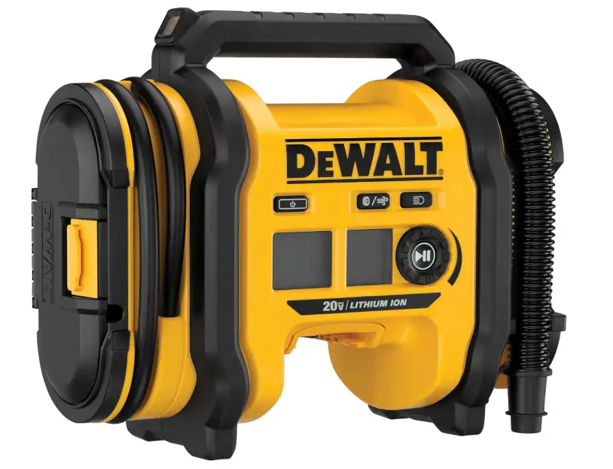 dewalt tire inflator portable air compressor 20v max review